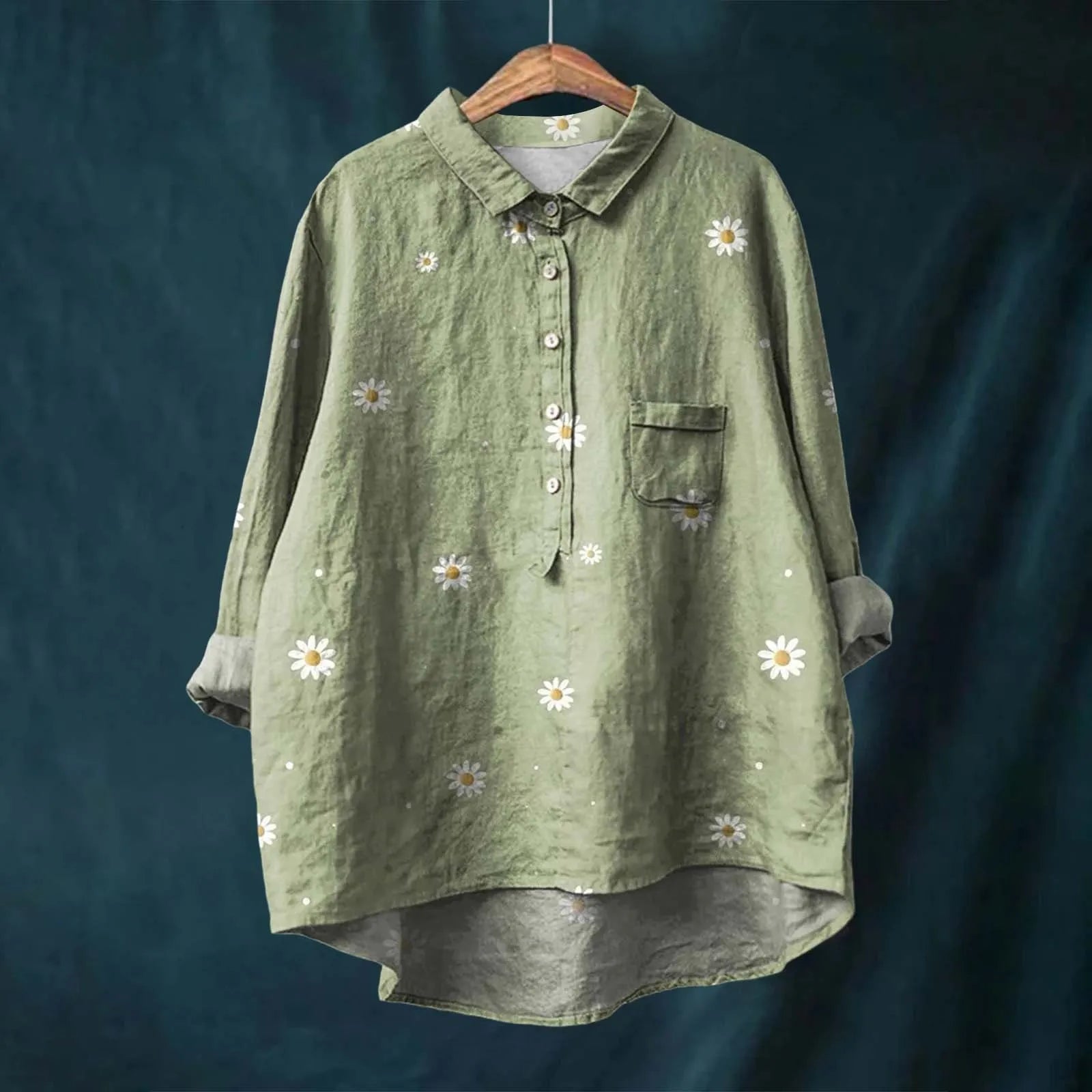 Alsidig og rummelig skjorte til kvinder