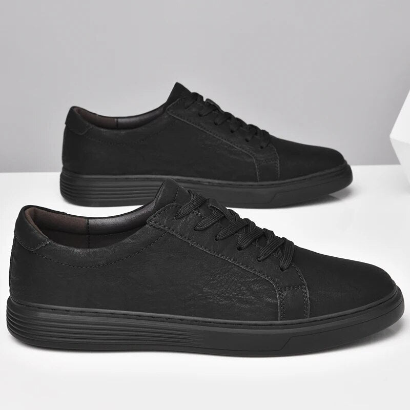 Ægte Læder Sko med Elegant Design