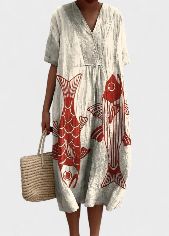 Cherie™  | Mønstret Sommerkjole