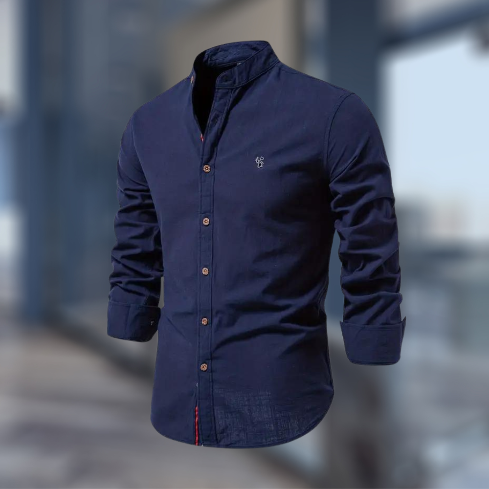 Moderne Langærmet Polo T-shirt til Mænd