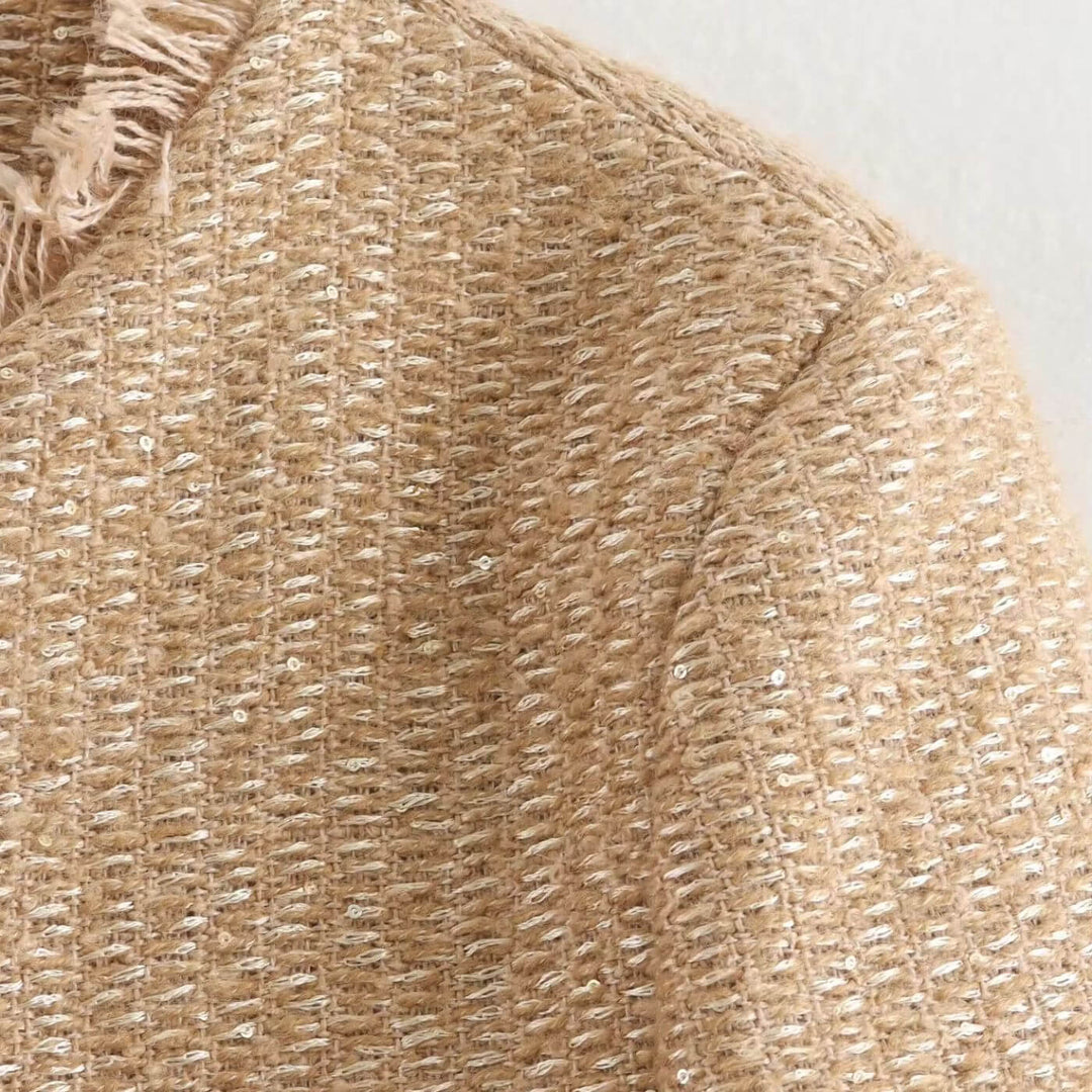 Ursula | Kort tweedjakke i klassisk snit