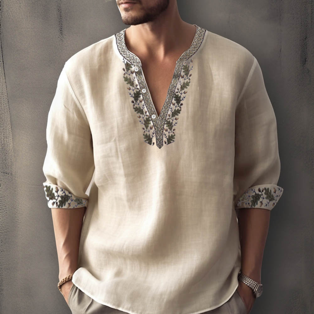 Hugo | Casual sommer skjorte med lange ærmer