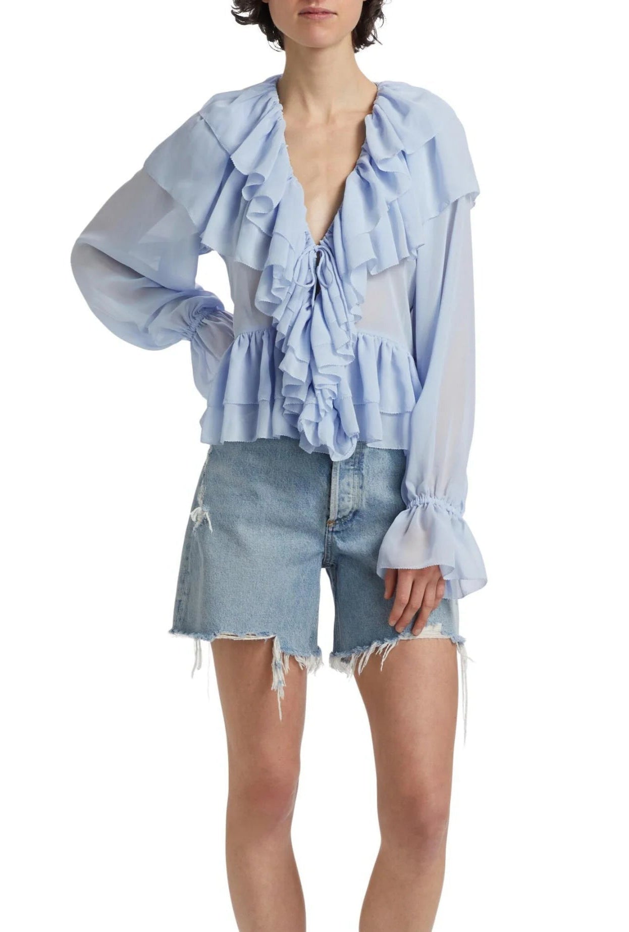 Elegant flæseskjorte til stilfuld komfort