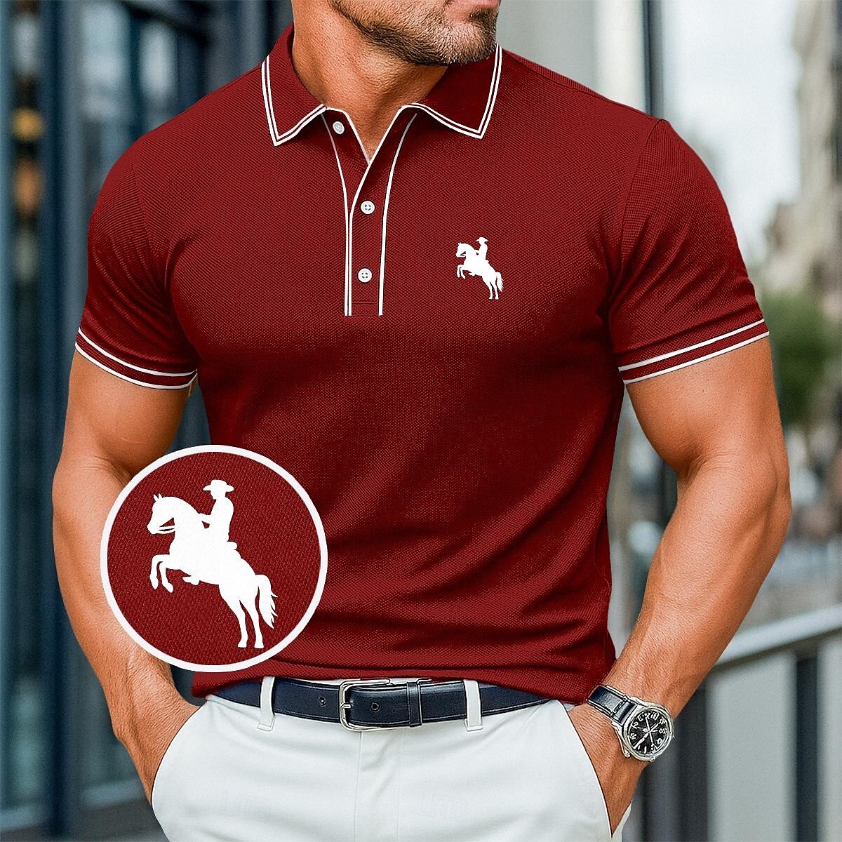 Noah | Klassisk Poloshirt i Bomuld