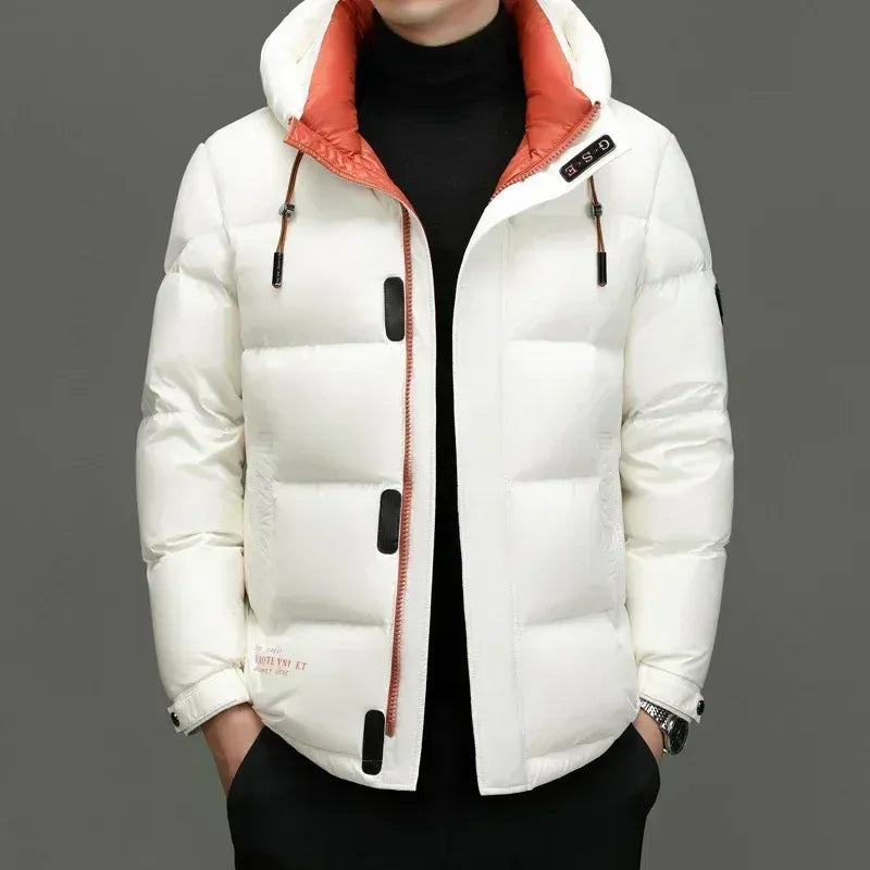 Anders | Vandtæt vinterjakke med hætte til mænd