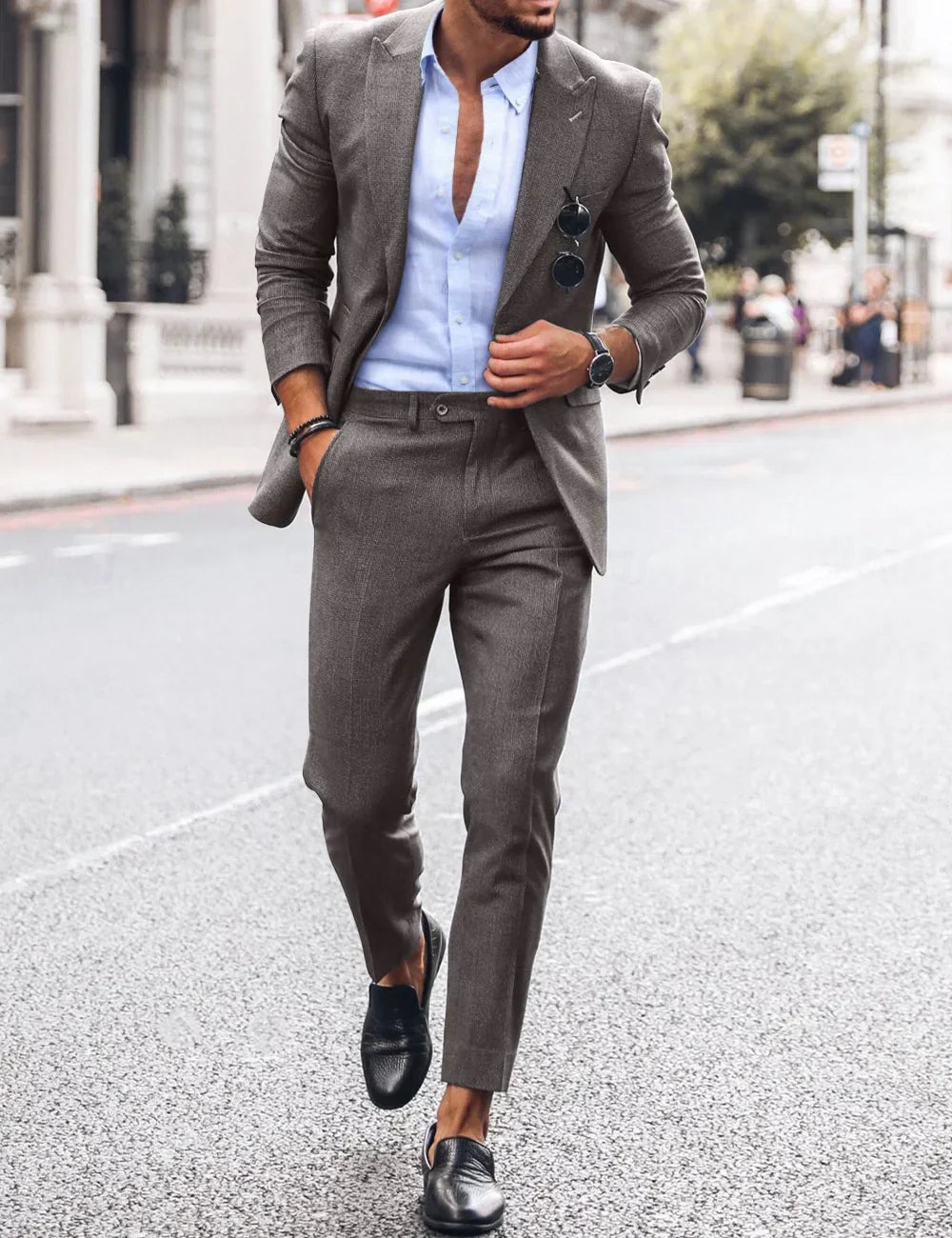 Moderne Jakkesæt med Slim Fit