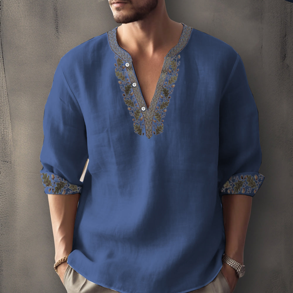 Hugo | Casual sommer skjorte med lange ærmer