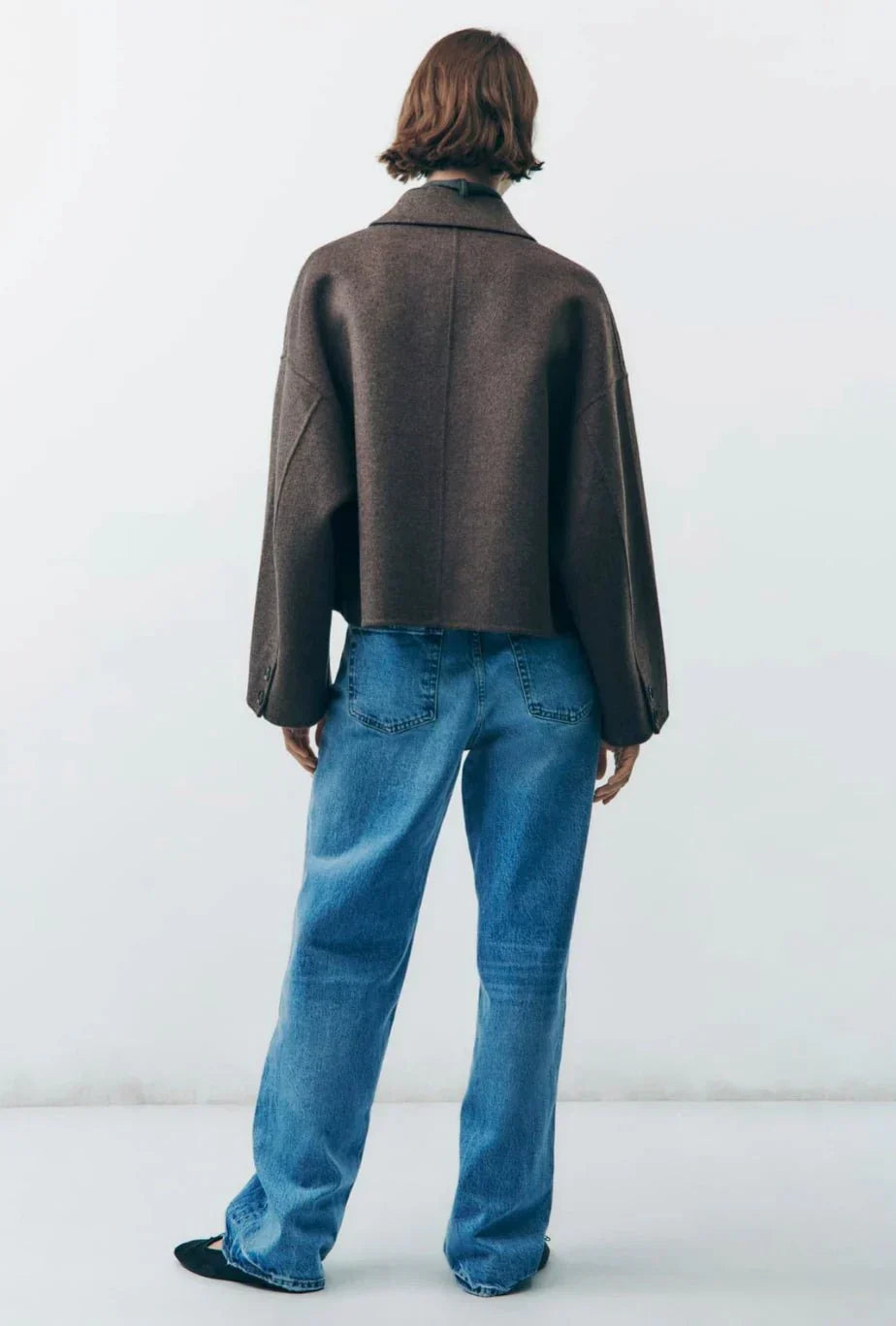 Emma | Varm Damefrakke i Store Størrelser