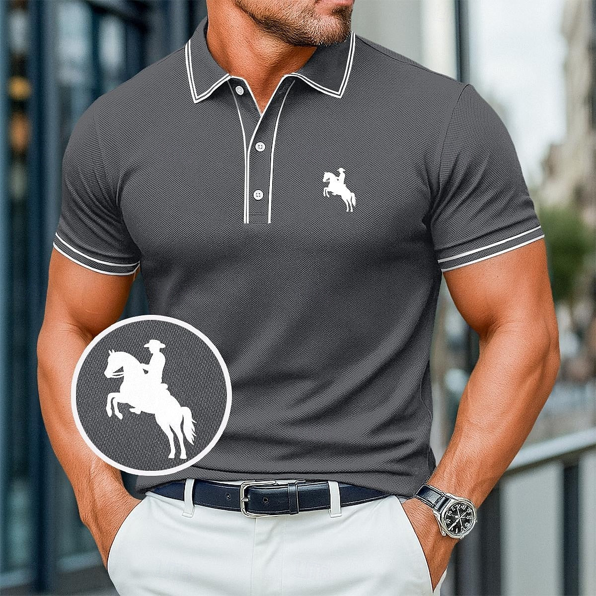 Noah | Klassisk Poloshirt i Bomuld