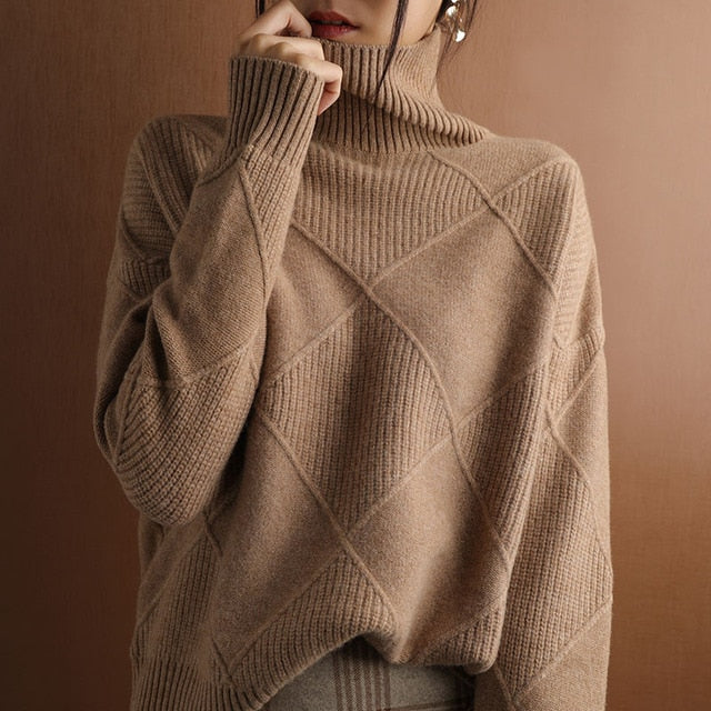 Hedda | Dame Turtleneck Sweater til Vinter Komfort